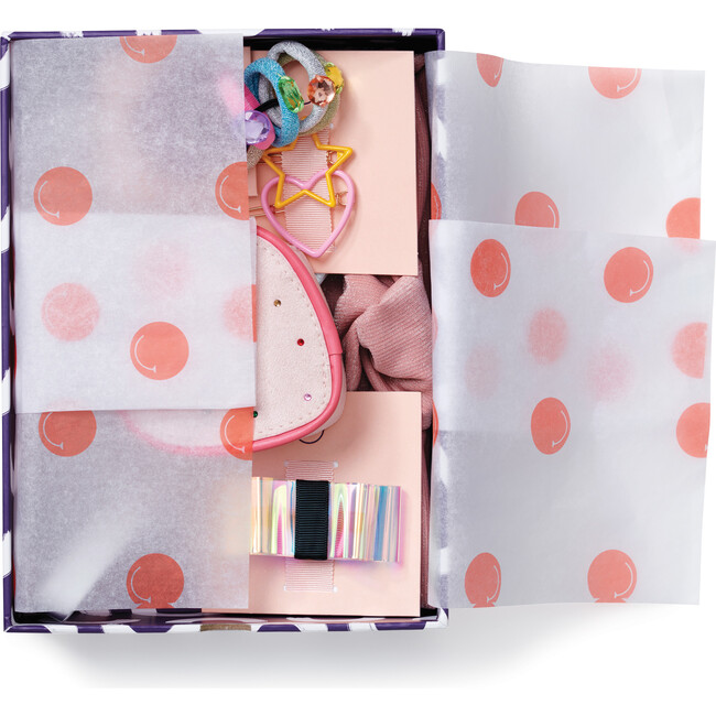 Gem Heart Belt Bag Gift Box, Pink