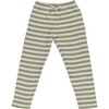 Vintage Legging, Green Stripe - Leggings - 1 - thumbnail