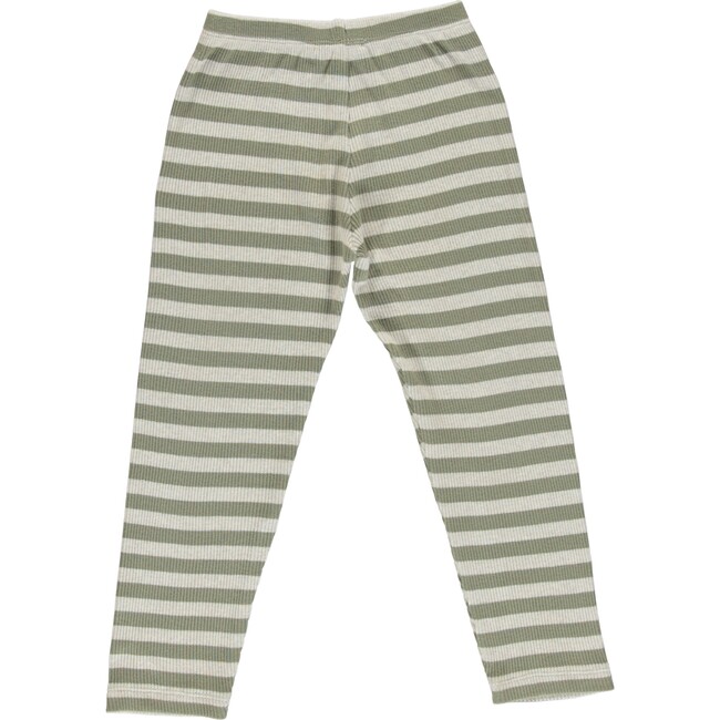 Vintage Legging, Green Stripe - Leggings - 2