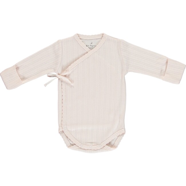Bebe Wrap Onesie, Light Pink Bebe Organic Rompers