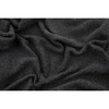 Wave Knitted Throw, Charcoal - Blankets - 2
