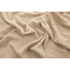 Wave Knitted Throw, Beige - Blankets - 2
