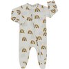 Rainbow Footed Pajama - Footie Pajamas - 1 - thumbnail