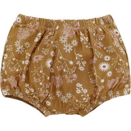 Mustard Floral Bamboo Bloomers