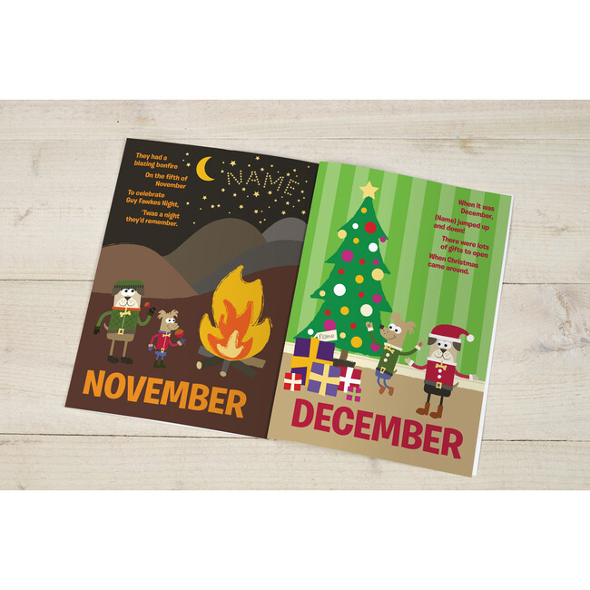 Personalized Months of the Year Book, Softback - Books - 5