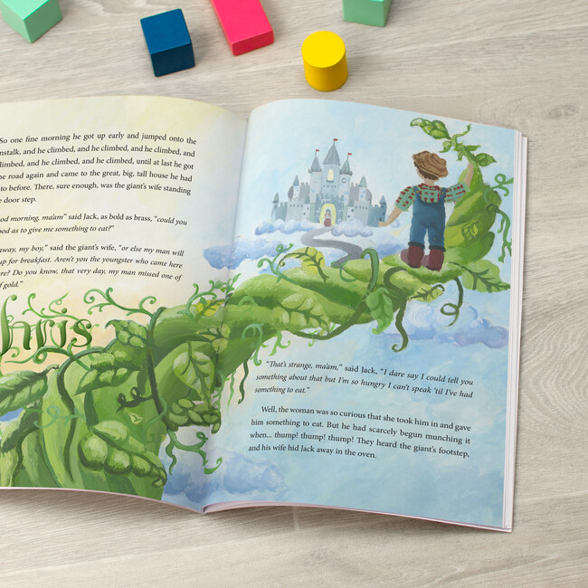 Personalized Jack & The Beanstalk Book, Softback - Books - 5