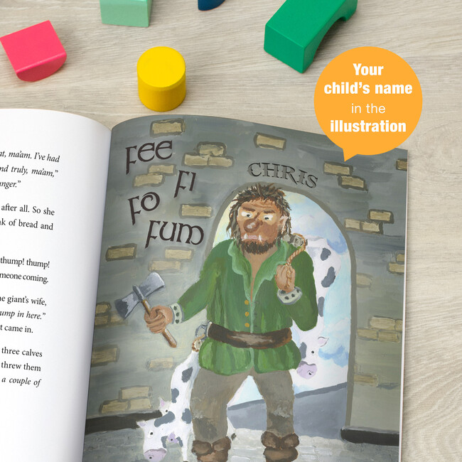 Personalized Jack & The Beanstalk Book, Softback - Books - 6