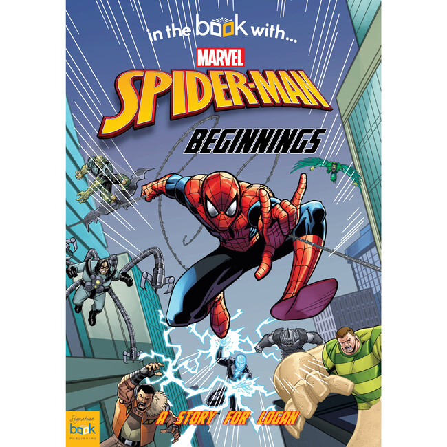 Spider-man Beginnings Personalized Marvel Story Book, Hardback