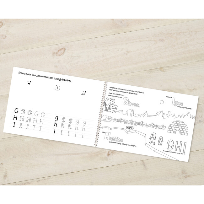Alphabet World Personalized Activity Book - Books - 4