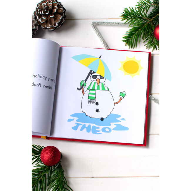 Personalized I'd Rather Be a Snowman Story, Hardback - Books - 4