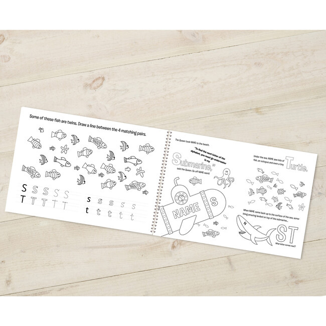 Alphabet World Personalized Activity Book - Books - 8