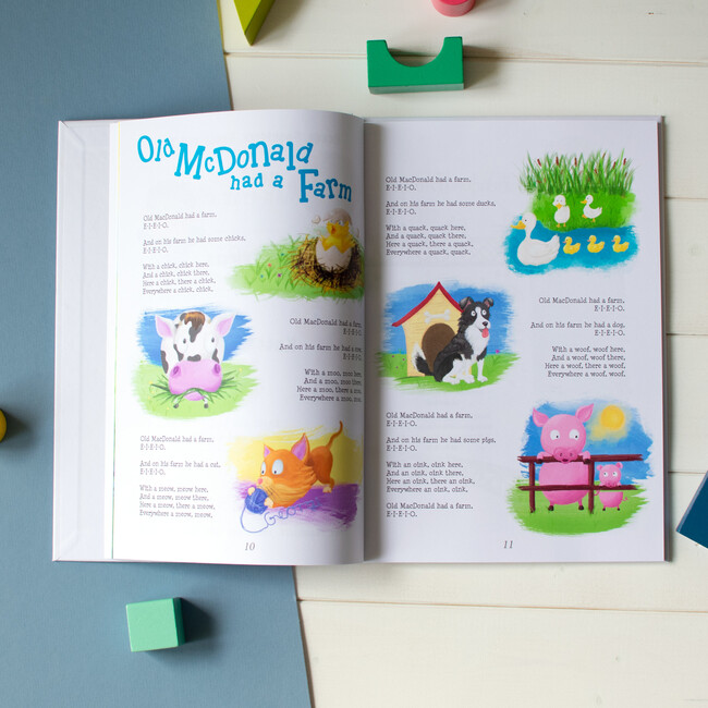 Personalized Nursery Rhymes Collection Book