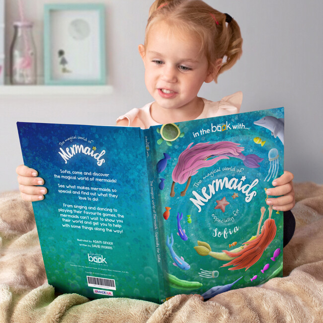 Personalized Mermaid Storybook, Hardback