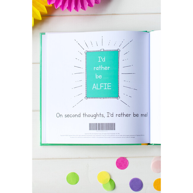 Personalized I'd Rather Be a Llama Story, Hardback - Books - 4