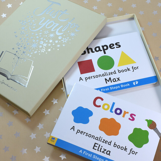 Personalized Shapes & Colors Board Book Gift Set