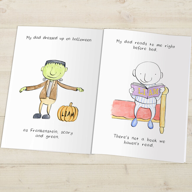 Personalized My Dad Book, Hardback - Books - 4