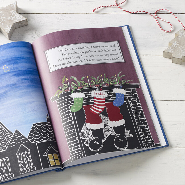 Twas the Night Before Christmas Personalized Book, Hardback - Books - 4