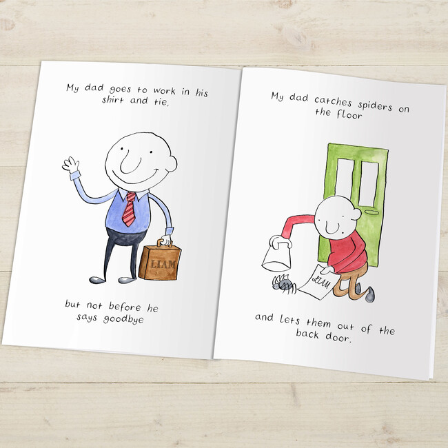 Personalized My Dad Book, Hardback - Books - 7
