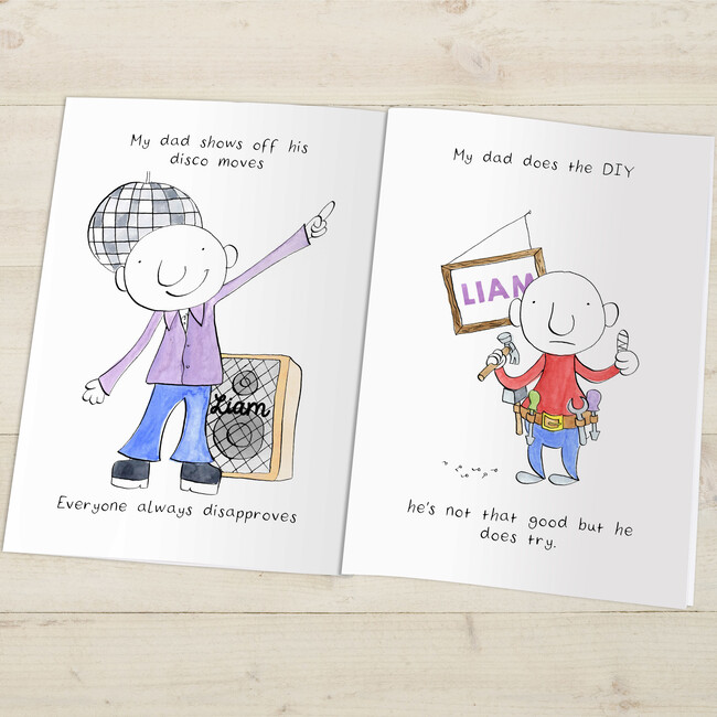 Personalized My Dad Book, Hardback - Books - 8