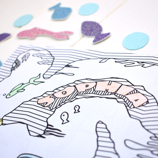 Personalized Mermaid Coloring Book - Books - 3