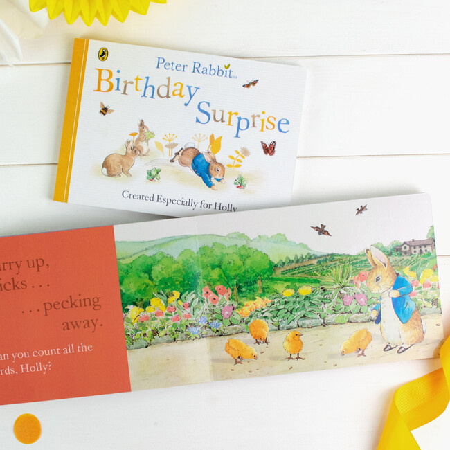 Personalized Peter Rabbit ‘Birthday Surprise’ Board Book