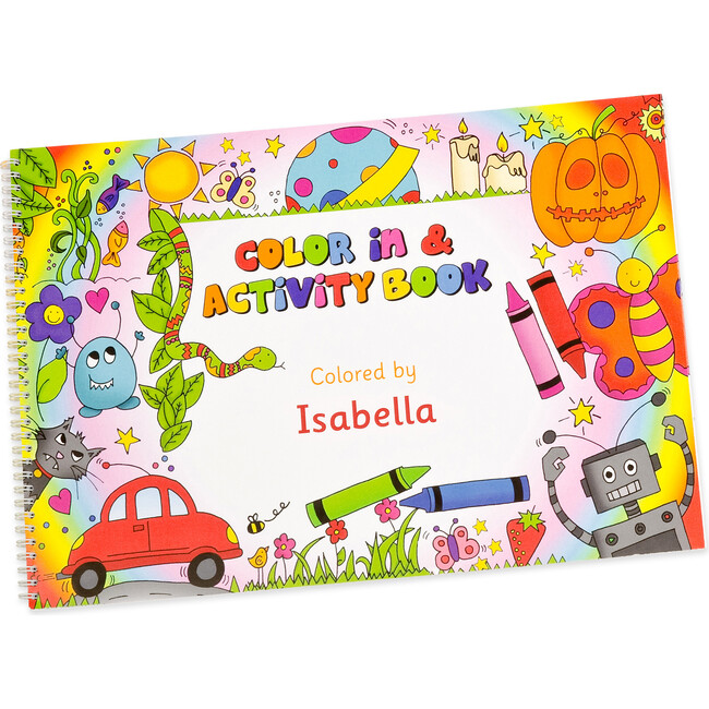 Personalized Color In Activity Book - Books - 1