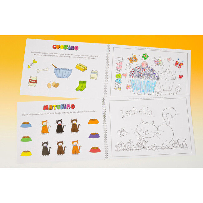 Personalized Color In Activity Book