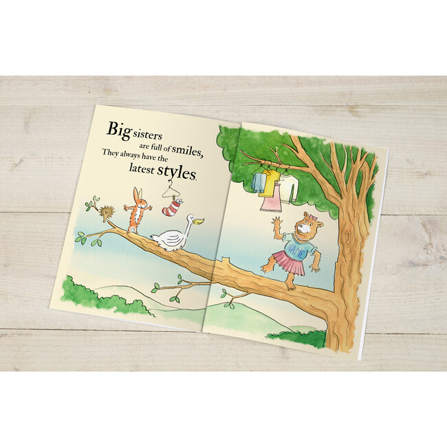 Big Sisters are Great Personalized Book, Hardback