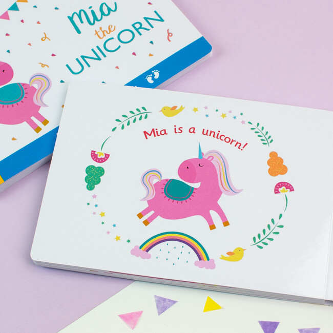 Personalized Unicorn Board Book