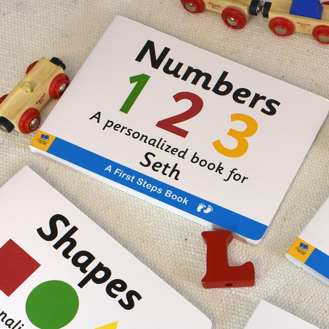 Personalized First Steps Numbers Board Book for Toddlers - Books - 5