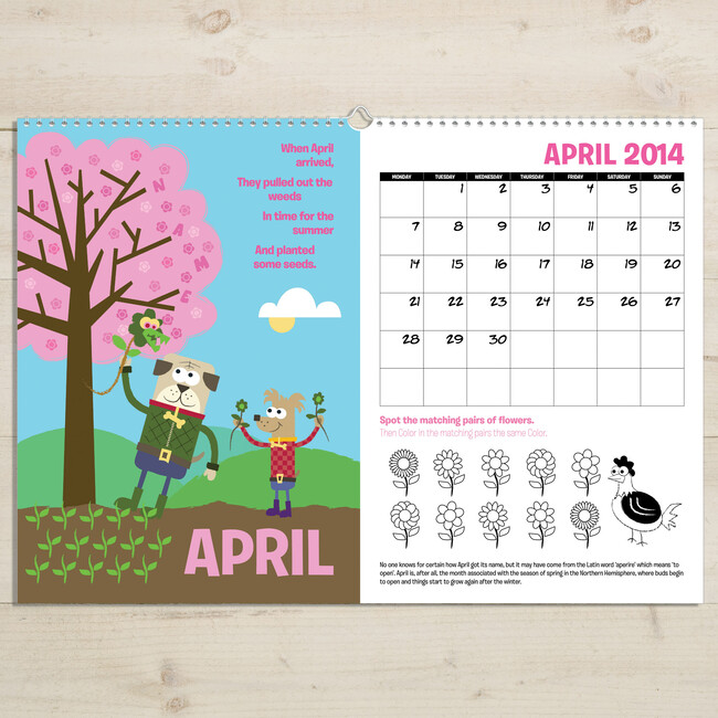 Personalized Months of the Year Activity Book - Books - 3