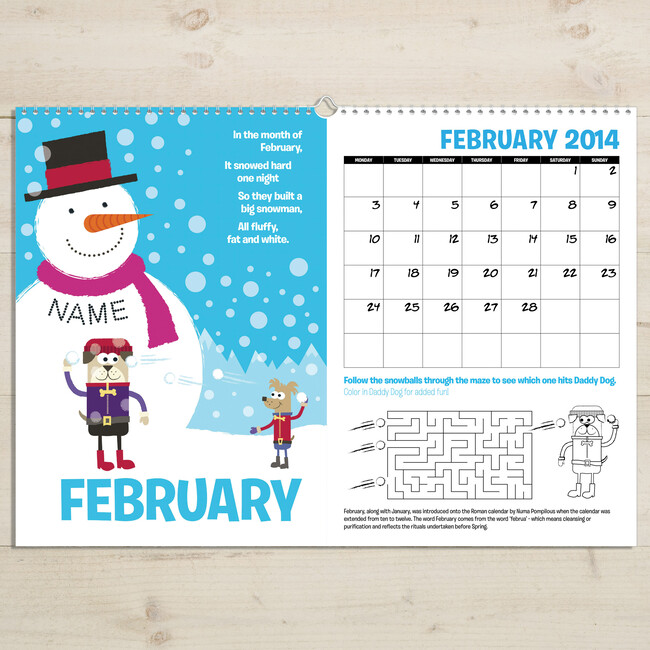 Personalized Months of the Year Activity Book - Books - 6