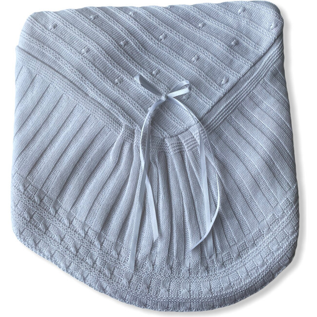 Take Me Home Bundle, Beige & White Knitted 3-Piece Set & Blanket - Mixed Apparel Set - 2