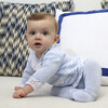 Knitted 3-Piece Set, Blue - Mixed Apparel Set - 8