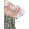 Knitted 2-Piece Set Dress with Bloomer, Pink with Grey - Mixed Apparel Set - 3