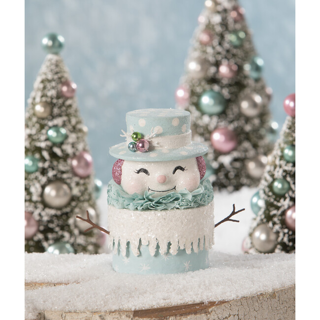 Happy Pastel Snowman Box - Accents - 1