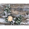Hoop Wreath, White Rose - Wreaths - 3