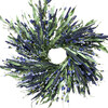 Spring Wreath, Lavender Wild Flower - Wreaths - 1 - thumbnail