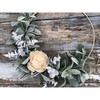 Hoop Wreath, White Rose - Wreaths - 4