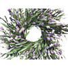 Spring Wreath, Pink Wild Flower - Wreaths - 2