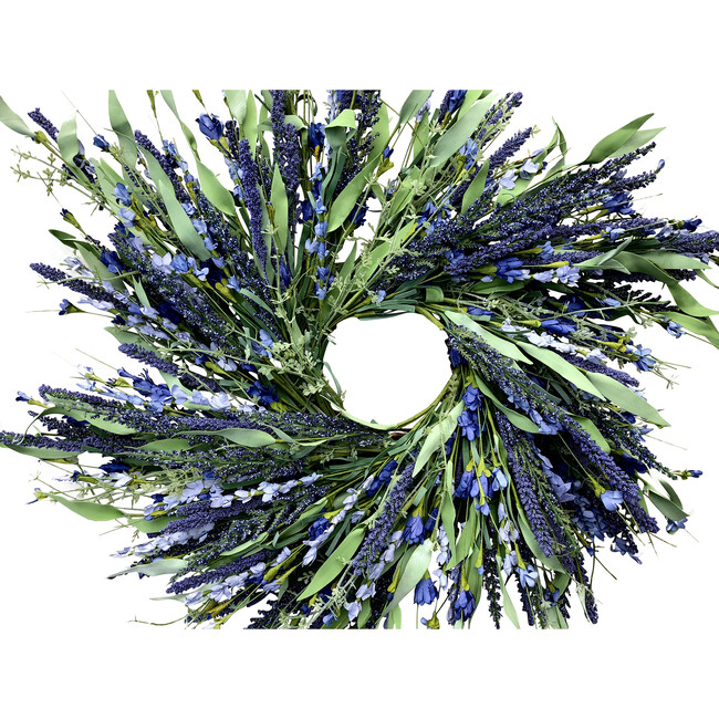 Spring Wreath, Lavender Wild Flower - Wreaths - 2