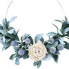Spring Hoop Wreath, White Rose - Wreaths - 2