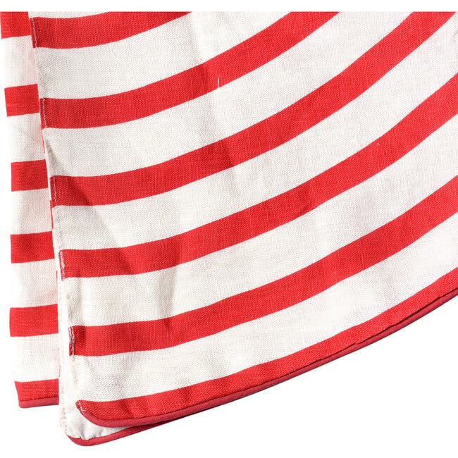 Striped Tree Skirt, Red - Tree Skirts - 3