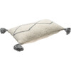 Little Oasis Knitted Cushion, Natural/Grey - Decorative Pillows - 2