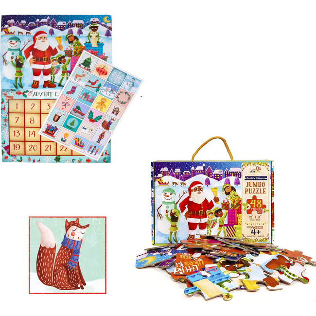 Countdown to Christmas Pack with Light-skinned Santa Calendar - Advent Calendars - 1
