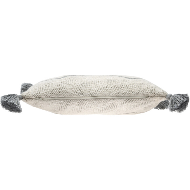 Little Oasis Knitted Cushion, Natural/Grey - Decorative Pillows - 3