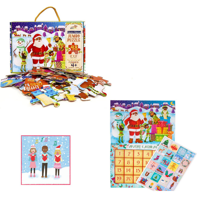 Countdown to Christmas Pack with Black Santa Calendar - Advent Calendars - 1