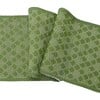 Cotton Table Runner, Green Ginkgo - Tabletop Decor - 2