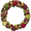 Handmade Ball Wreath, Red/Green Multi - Wreaths - 1 - thumbnail