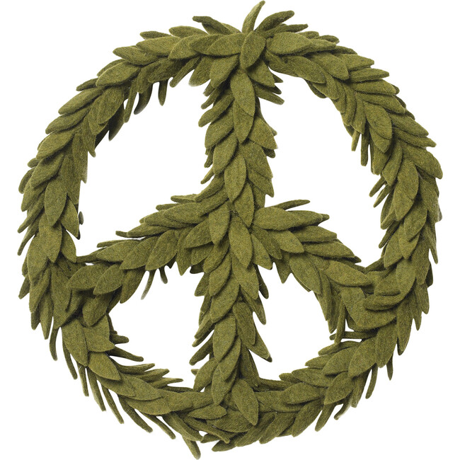 Peace Wreath, Green Leaf